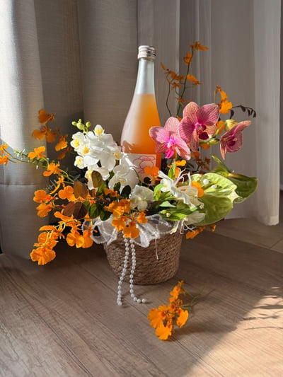 「梅好．豐收」限定提籃花禮 | 鶴梅 完熟濁梅酒 720ml3