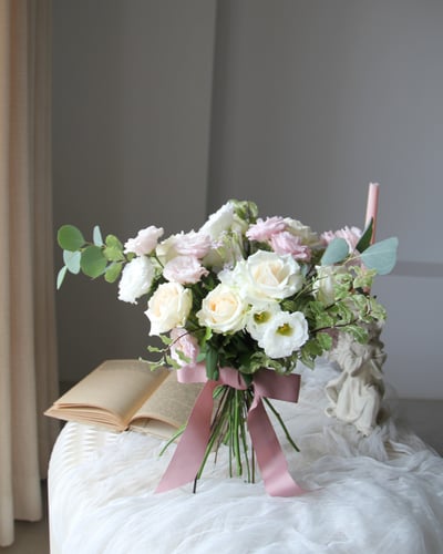 Pink Lady 溫柔色｜自然感手捧花3