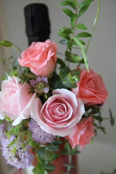 Francis Orban Brut Rosé 法國小農香檳鮮花禮7