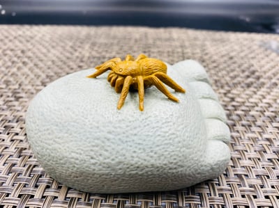 壽山山秀園石 天然巧色巧雕【知足常樂】1