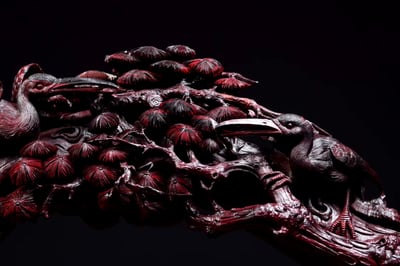 印度小葉紫檀雅器集【松鶴延年】4