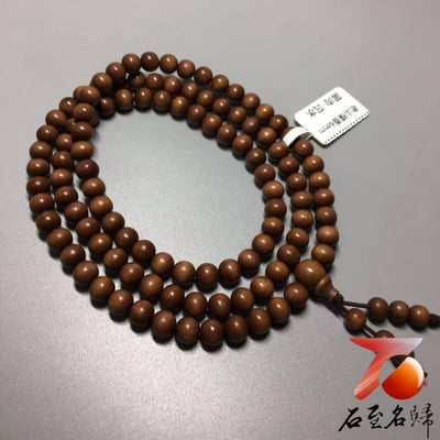 印度邁索爾正區 頂級老山檀香 6mm×108顆3