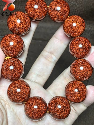 印度小葉紫檀 頂級泥料爆滿葡萄纓子瘤疤【寶】7