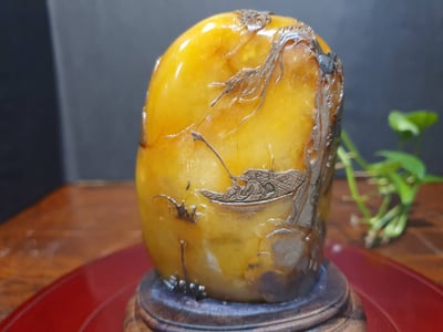 烏鴉皮田黃【楓橋夜泊】2