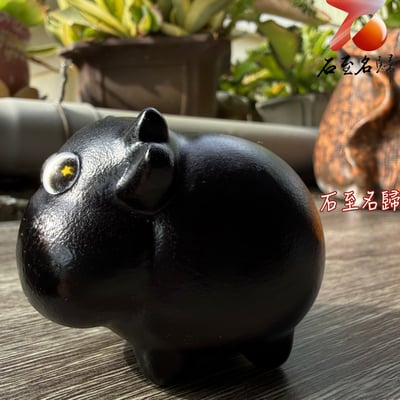 印尼黑檀木【黑糖牛寶】長約6.5公分2