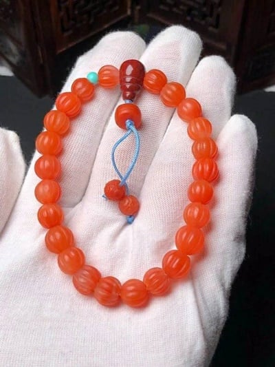 保山南紅珊瑚+綠松+珊瑚玉精選手鍊3