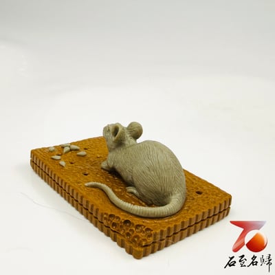 壽山山秀園石 天然巧色巧雕【多子多福】3