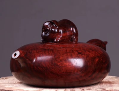 印度小葉紫檀把把壺【把把胡】3