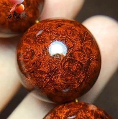 印度小葉紫檀 超爆滿瘤疤20mm手珠 【神器】8