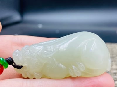 和田玉【貔貅項鍊】1