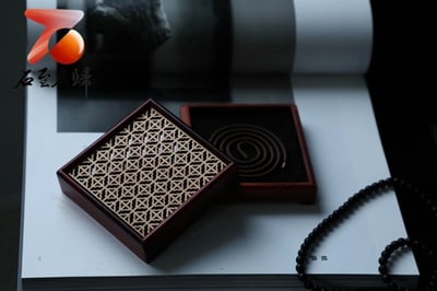 印度小葉紫檀拆房老料榫卯結構製作【香盒】1