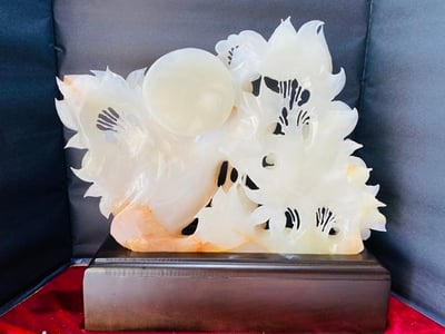 阿富汗紅花冰玉【鳳凰呈祥】5