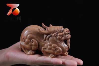 印度老山檀香【招財貔貅 華藝款】7