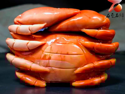 老撾石手工精雕 張國民老師作品【四通八達，八方來財】8