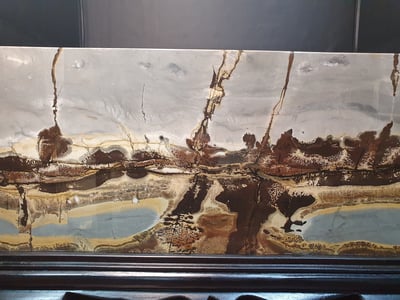 國畫石【熱帶風情】7