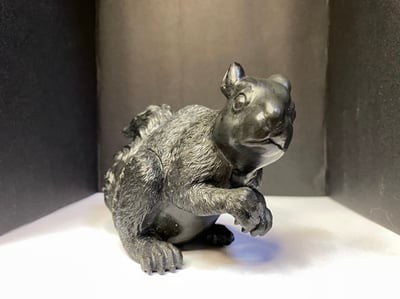 壽山豆耿石【送福松鼠】2