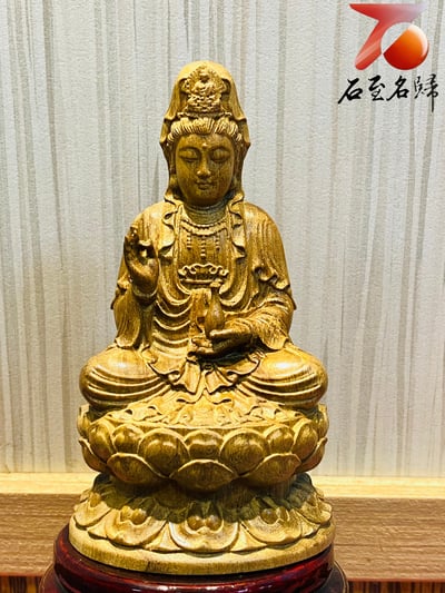 貴州金絲楠小葉楨楠【坐蓮觀音】6