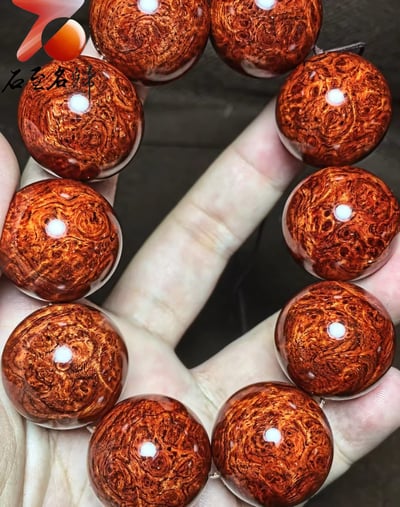 印度小葉紫檀泥料瘤疤［紫檀文化］ 25mm x 10顆4