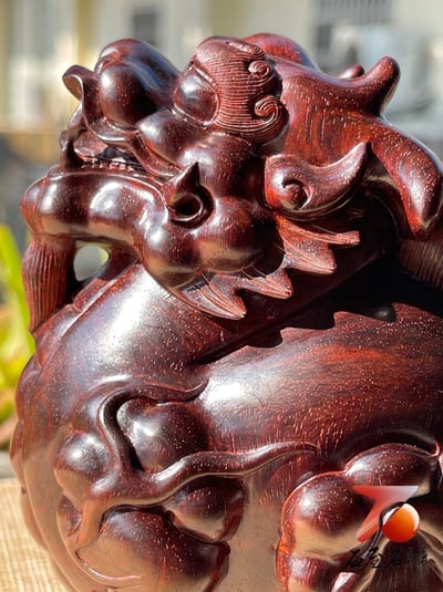 印度小葉紫檀 高油密料【招財貔貅】7