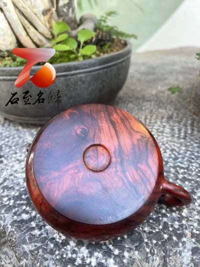精選印度小葉紫檀高油性老料【把把壺】5