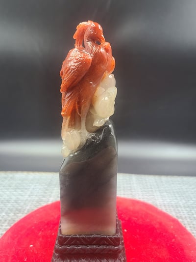 許志新老師作品【百鳥之王-極品印章】1