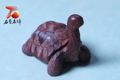 海南黃花梨 紫油梨手作【百財歸來】2