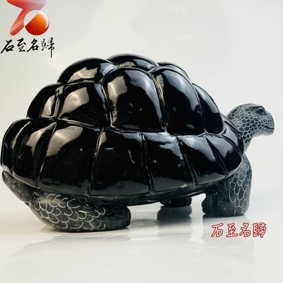 丹東石純手工雕烏龜 張國民雕刻家作品【重量級鎮宅象龜】6