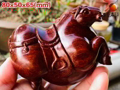 印度小葉紫檀高油密二膘料＋爆滿金星 湘工手作【唐馬套組】5