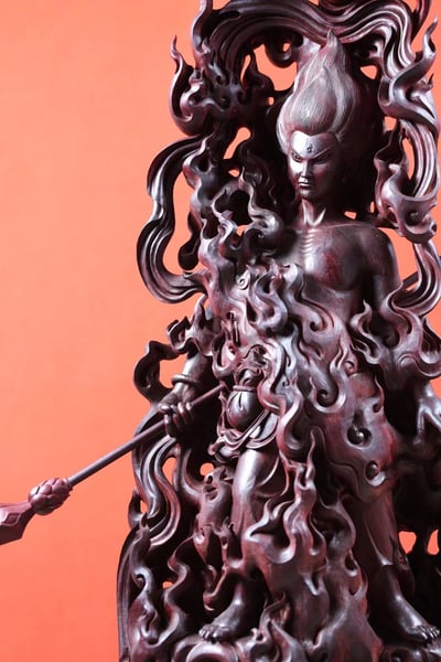 印度小葉紫檀清刀款【三太子哪吒】3