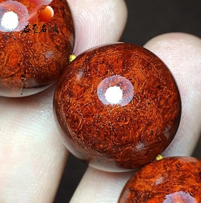 印度小葉紫檀20mm手珠【奇蹟-年年有餘】8