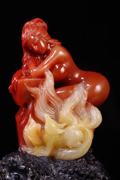 寮國精品水洞【狐仙-九尾狐】6