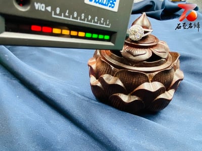 A2款3500元 3克拉女戒莫桑鑽D色 附雙保證書 925銀 可過鑽筆檢測10