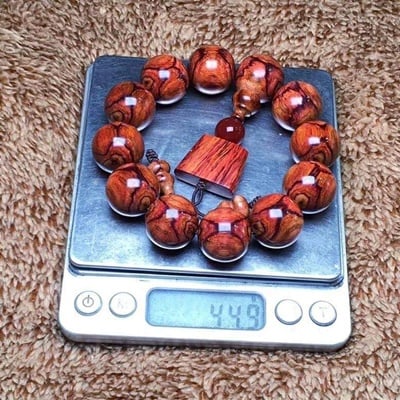 海南黃花梨野生料20mm手珠7