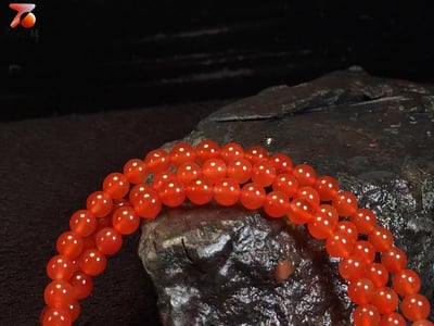 高端冰紅女神款 臻品雲南保山冰紅長鏈6mm手珠2