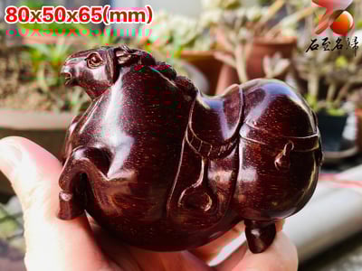 印度小葉紫檀高油密二膘料＋爆滿金星 湘工手作【唐馬套組】7