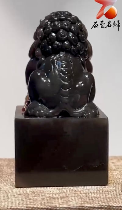 珍藏版 頂級五彩老撾牛角【北京獅】6