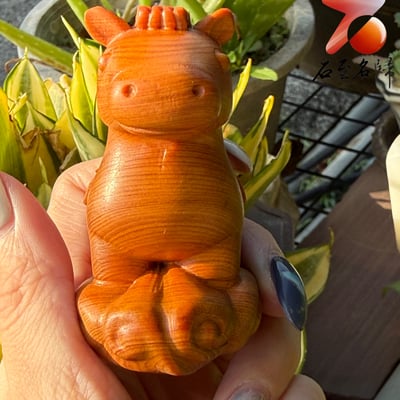 焦糖味城口古崖柏高油料【馱財神駒】2