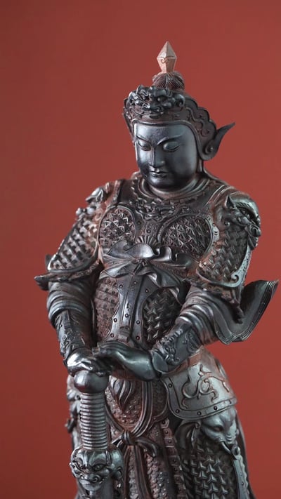 印度小葉紫檀製【韋陀天尊】2