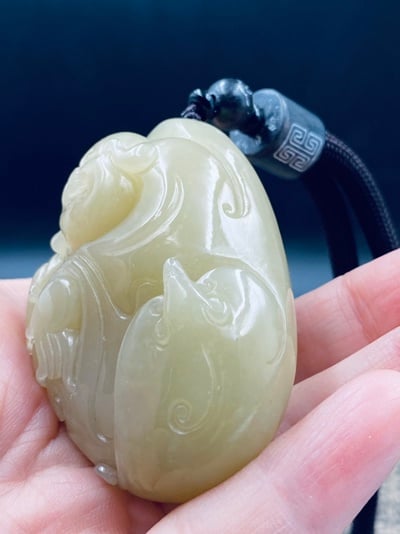 和田玉新疆且末料【元寶福彌勒】2