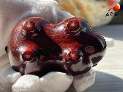 印度小葉紫檀高油密二膘料 湘工手作【富貴有餘-唐馬】7