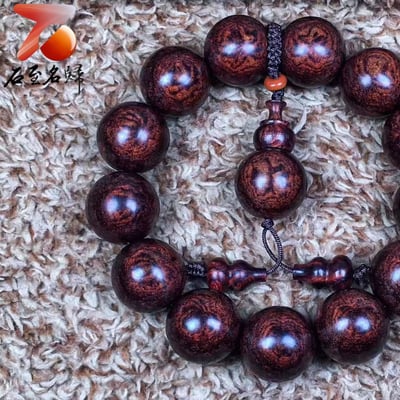 海南黃花梨油梨老料 雙面蜘蛛紋 【蜘蛛王】重量31.3克2