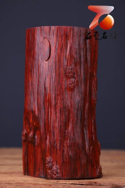 印度小葉紫檀【富甲天下-筆筒】4