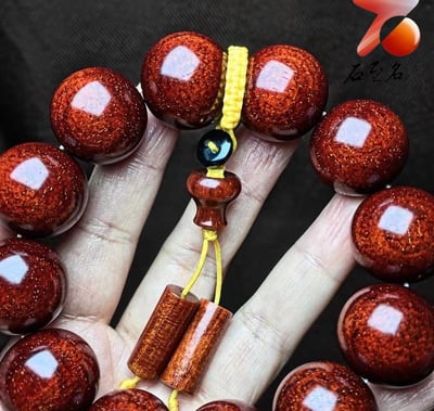 印度小葉紫檀老料20mm×12顆 龍鱗爆星2