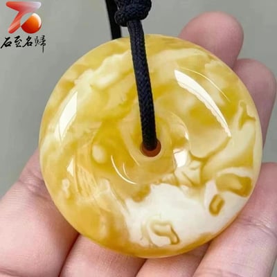 精品花蠟 【平安扣】7