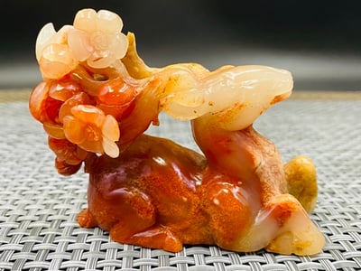 壽山石芙蓉體【陸路發-梅花鹿雕件】4