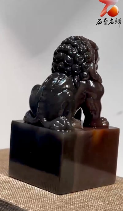 珍藏版 頂級五彩老撾牛角【北京獅】5