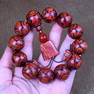 海南黃花梨野生料19.5mm手珠4