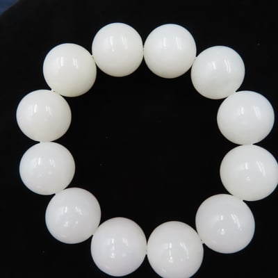 和田玉18mm手珠 附證書與精美禮盒4