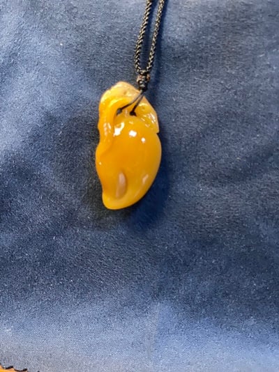 寮國北部石項鍊【壽桃】2