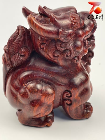 印度小葉紫檀 高油密二膘料 湘工雕【貔貅】5